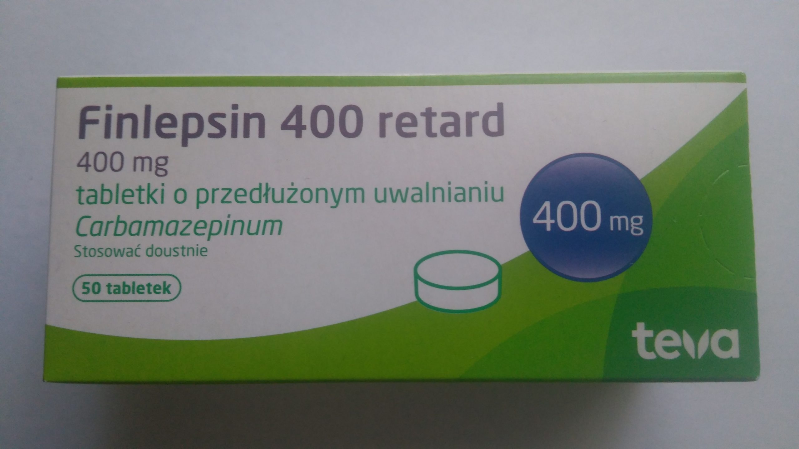 Фінлепсин ( Финлепсин, Finlepsin ) 400 ретард таблетки 400 мг №50 .